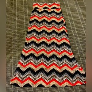 Beautiful Orange and Brown skirt